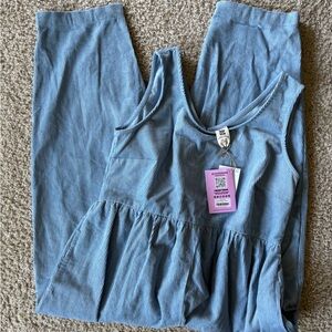 Lucy & Yak Blue Jumpsuit